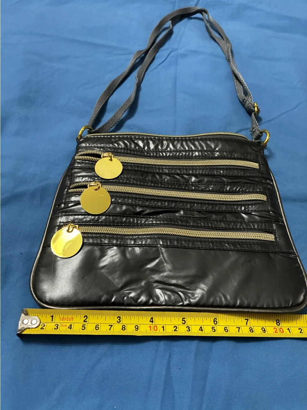 Pewter Crossbody purse